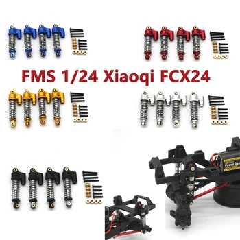 FMS 1/24 Xiaoqi FCX24 RC Auto Osad, Metallist Uuendada Liitmikud amortisaator 4 Ribadeks õlirõhk