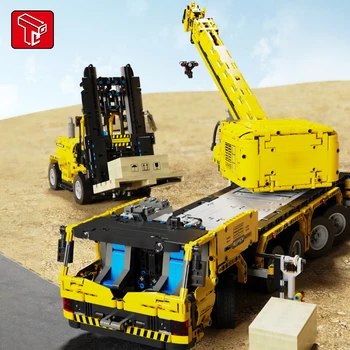 Tehnilised KES Auto Mootori Võimsus liikurkraana MK II Ühilduvad LEGO Auto auto Mudel ehitusplokid Mänguasjad, Lapsed Kingitusi