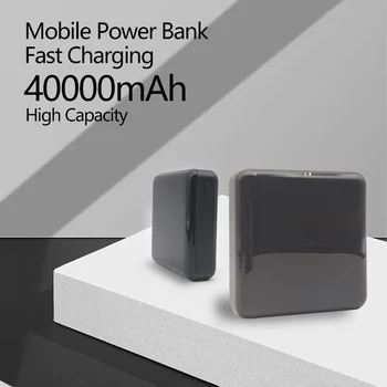 Mobile Power Kiire Laadimine 40000mAh Digitaalne Ekraan Dual USB-Laadimine Aare Mobiiltelefoni lameekraaniga Valgustus LED Lamp