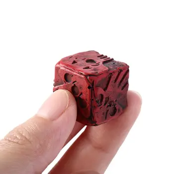 Vastupidav Kolju Täringut Suurepärane Kingitus Idee Vaik Kulumiskindel Skelett Cube Täringut Käsitsi Nikerdatud Kaasaskantav Skelett Dices Kummitab Mängimine