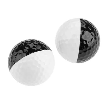 Uus 42.7 mm Vastupidav Kaks värvi Palli Golf Pallid, Sünteetilise Kummi ja Golf Koolitus Pallid Sport Must+Valge Golf Tava Pallid 1tk