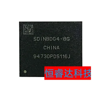 1tk/palju Uusi Originaal SDINBDG4-8G BGA153 MAGISTRIKURSUSE Flash Mälu IC Kiibistik koos pallid SDINBDG4 8G laos