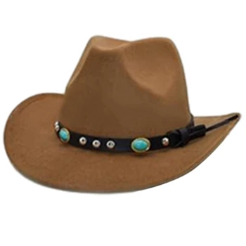 Mitmekülgne Mood Lääne-Müts Traditsiooniline Etnilise Touch Lääne-Cowgirl Mütsid