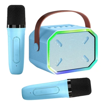 Karaoke Masin, Lapsed & Täiskasvanutele, Kaasaskantav Bluetooth Kõlar 2 Juhtmeta Mikrofonid TV, Kodus Isiku Sünnipäev Vastupidav