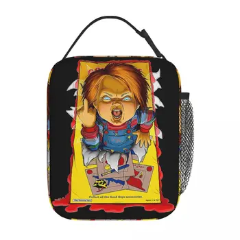 Chucky Nukk Hirm Merch Isoleeritud Lõuna Kott Jaoks Piknik Ladustamine Toidu Karbid Kaasaskantav Külmik Termilise Bento Box