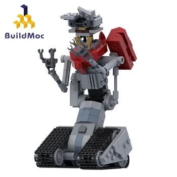 BuildMoc Uus Johnnyed 5 Robot Ehitusplokid Seatud Shorted-Circuit Filmi Seeria Mecha Tellised, Mänguasjad, Laste Sünnipäev Kingitused