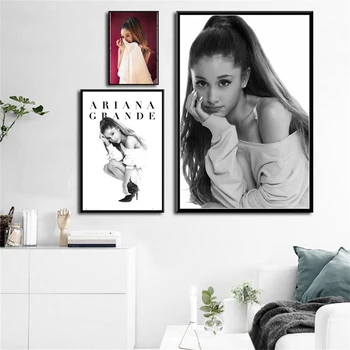 Diamond Maali Ariana Grande Muusika Star Laulja Ilu Foto Portree Pildid Seina Kunst elutuba Home Decor