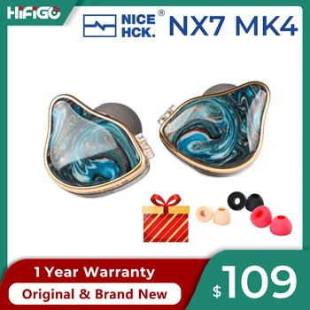 NiceHCK NX7 MK4 In-ear Kõrvaklapid 4BA + 2DD + PZT Hübriid Juhid IEMs HIFI Audiophile Earbud koos 0.78 mm 2Pin Kaabel IEMs | Galileo