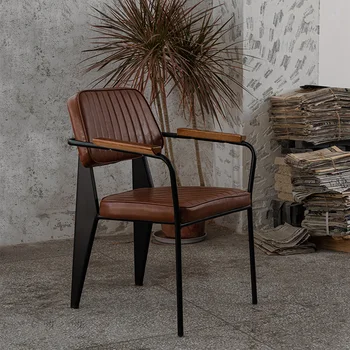 Loominguline isikupärastatud söögituba toolid Skandinaavia tööstuslikuks kasutamiseks, söögituba raud metall toolid retro Ameerika toolid