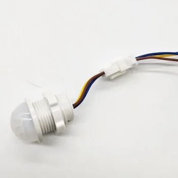 Mini Kapp PIR Andur-Detektori Smart Switch 110V 265V LED PIR Infrapuna Liikumisandur Avastamine Automaatse Tulede Valguse Lüliti