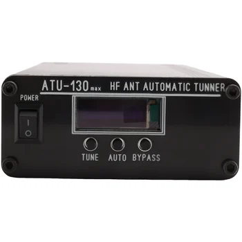 Uus Monteeritud ATU-130 Pluss ATU-130+ 1.8-50MHz 200W Automaatne Antenni Tuuner OLED-Ekraanil Meatl Juhul Uuendus ATU-100