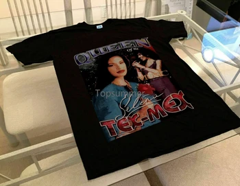 Vintage Selena Quintanilla 1998 T-Särk Rap Recordando Top Kordustrükk