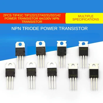2tk TIP41C TIP122/127/42/31/32/142 Võimsus Transistori 6A/100V NPN Transistori