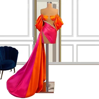 Seksikas Tanssiaiset Kleidid Mantel Maha Õla Beaded Dubai, Saudi Araabia Tanssiaiset Kleit Õhtu Kleit Kleit De Haute Couture Iltamat