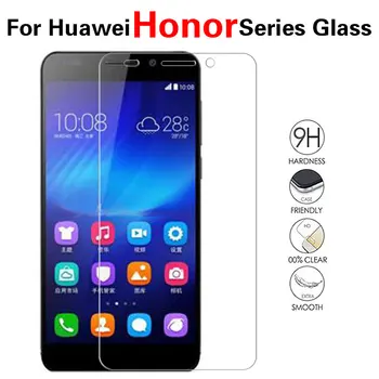 Esi-Ja Seljaosa Telefon Kaitsva Karastatud Klaas Huawei Honor 4 5 6 7 8 9 20 3C 4C Pro Plus ja Selge Kile Kate Ekraani Kaitsekile