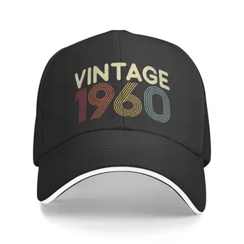 Klassikaline Vintage 1960 Baseball Cap Mehed Naised Reguleeritav 62th Sünnipäeva Kingitus Isa Müts Väljas