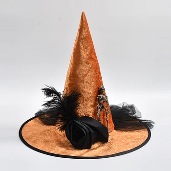 Uus Halloween Nõid Müts Unisex Täiskasvanute Halloween Pool Cosplay Müts Kostüüm Rekvisiidid, Dekoratsioonid, Karnevali Kostüüm Tarvik