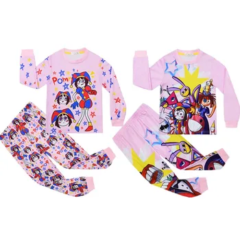 Hämmastav Digitaalse Tsirkus Laste Pidžaama Püksid Komplekt Cartoon Sleepwear Pomni Lapsed Pidžaama Tüdrukutele Väikelapse Beebi Varustus Pyjama