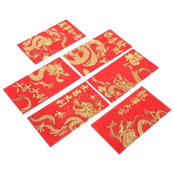 Punased Ümbrikud Loominguline Hongbao Hiina Uue Aasta Sünnipäeval Abielluda Punane Kingitus Ümbrikus Aasta Dragon Õnne Raha Ümbrikud