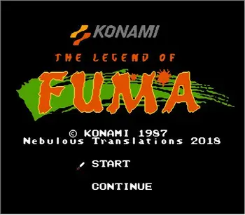Legend Fuma inglise Mängu Cartridge jaoks NES/FC Konsooli