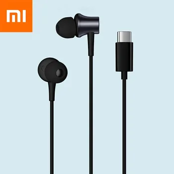 Xiaomi Kolvi Kõrvaklapid Tüüp-C Liides Kõrvaklappidega Muusika Campus Office Sport Peakomplekt Lihtne Moe Mi Tüüp-C Earbuds