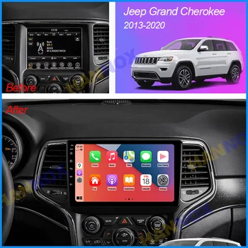 Näiteks Jeep Grand Cherokee WK2 2013 - 2023 Android autoraadio Multimeedia Video Mängija Navigation stereo GPS RDS 2din 2 din dvd