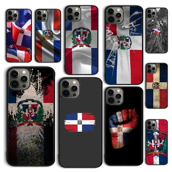Autumu Dominikaani Vabariigi Lipu Telefoni Juhul Kate iPhone 15 12 mini X XS XR 11 13 14 Pro Max SE 2020 Apple 6S 7 8 Plus Coque