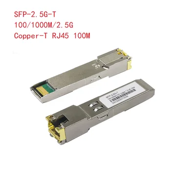 2,5 G Sfp + Naar RJ45 Koper Moodul 2.5 Gb Sfp-RJ45-Moodul Sfp Sfp +-T 2.5 GBase-T Koper sfp 100M Voor Cisco Mikrotik Tp-Link, D-Link