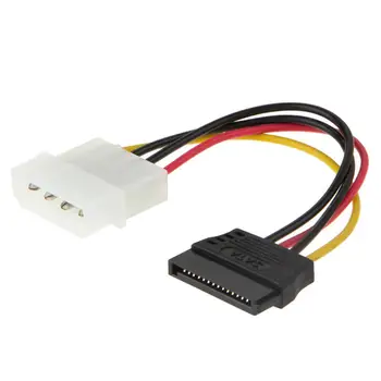 Serial ATA-SATA 4 Pin IDE Molex, Et 1/2/3 15-Pin HDD Power Adapter Kaabel Kuum Ülemaailmne Edendamine