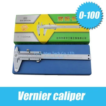 Vernier paksus manual mõõtmise vahendid 0-100mm vahemikku 0,1 mm täpsusega Riistvara Tööriistad / Ehted Vahendid, mõõteriistad