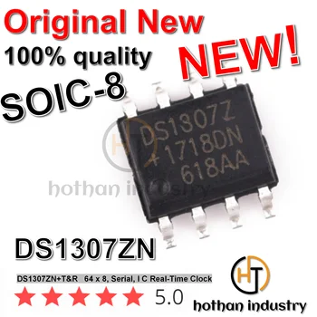 【5tk】Hothan 2023+ 100% Originaal DS1307ZN+T&R DS 1307ZN+T&R Kõrge Kvaliteediga Uusi 64 x 8, Serial, I C real-Time Clock