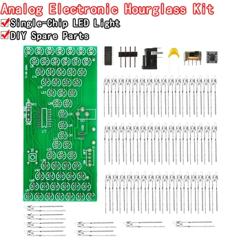 5V Elektroonilise Liivakell DIY Kit Naljakas Elektri Tootmine Komplektid Täpne LED-Lambid Double Layer PCB Pardal 84*40mm